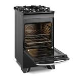 Electrolux FE4GP Cocina 4 Quemadores 5.2 kW Encendido Automático Mesa de Vidrio Negro