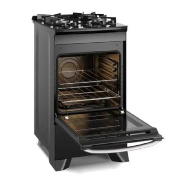 Electrolux FE4GP Cocina 4 Quemadores 5.2 kW Encendido Automático Mesa de Vidrio Negro