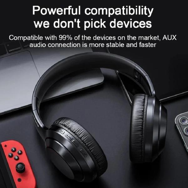 Lenovo TH30 Bluetooth Over-Ear 40mm 20Hz-20KHz Cancelación de Ruido Negro