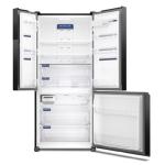 Refrigeradora Electrolux 3 Puertas 590L IM8B Enfriamiento Uniforme Control Digital Temperatura Negro