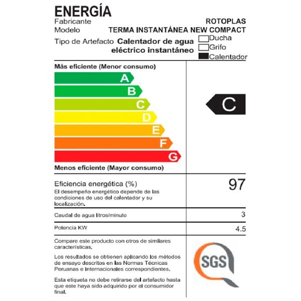 Rapiducha New Compact Licuadora Personal 4500W Vaso Tritan 500ml 2 Velocidades Portátil Negro