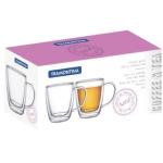 Tramontina 90390210 Tazas de Vidrio Termorresistente 270ml para Bebidas Calientes