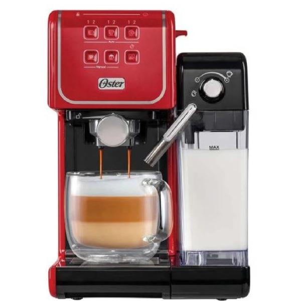 Oster Primalatte BVSTEM6801R 19 Bares Sistema Thermoblock Espresso Perfecto Rojo