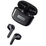 Audífonos Lenovo LP40 Inalámbricos 13mm Drivers Estéreo HD Batería 400mAh IPX5 Negro