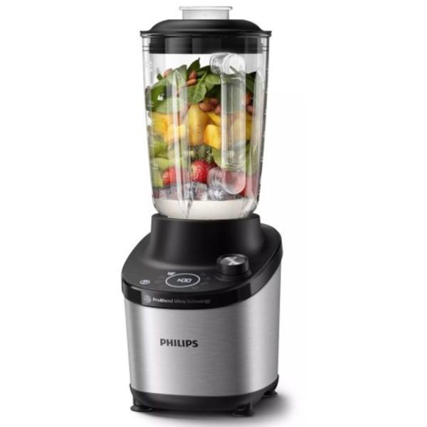Philips HR3760 Batidora de Alta Velocidad 750W Jarra 1.5L Tritura Hielo Control Electrónico