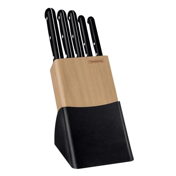 Tramontina Juego Cuchillos Cocina 6 Unidades Acero Inoxidable Premium Corte Preciso Diseño Moderno
