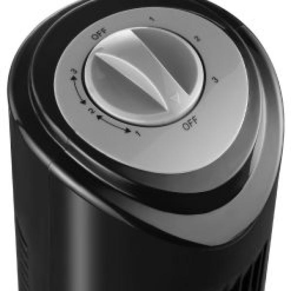 Imaco TF2905 50W Ventilador Torre Oscilación 90° 3 Velocidades Bajo Ruido Negro
