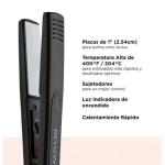 Revlon RVST2043LA2 Plancha Cabello 220°C Calentamiento Rápido 30 Segundos Negro