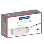 Sartén Cheff 30cm Acero Inoxidable Grano Resistente al Rayado Inducción