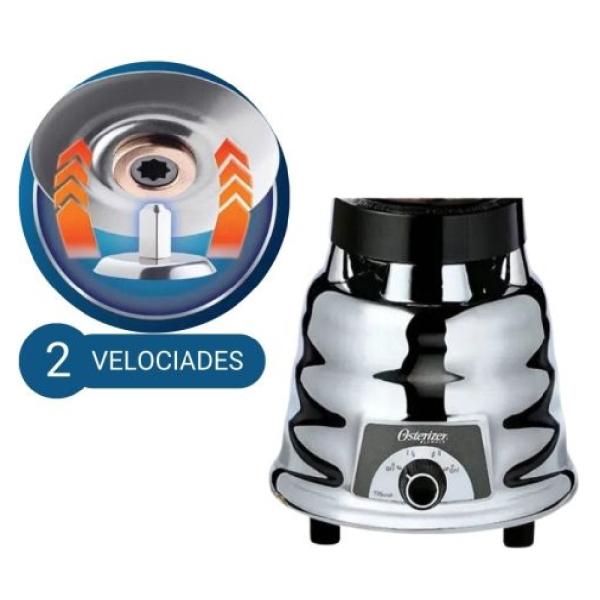 Oster BLSTPB-CG 1.25L 250W 2 Velocidades Vaso de Vidrio