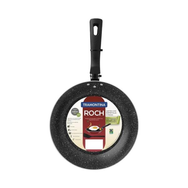 Sartén Roch Loreto 26cm 2mm Grosor Base Refuerzo Rojo Cocina Profesional
