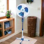 Alfano AL-1680 Ventilador 3 en 1 16" 60W 3 Velocidades Oscilación 90° Control Remoto Blanco
