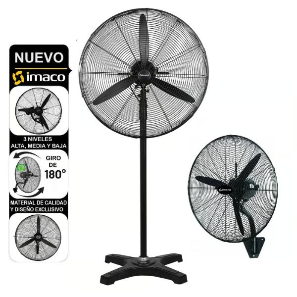 Ventilador Industrial Imaco FS30240 30 Pulgadas 240W Oscilación Automática