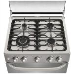 Electrolux FE4PMR Cocina 4 Quemadores Efficient VaporBake Triple Llama Plata