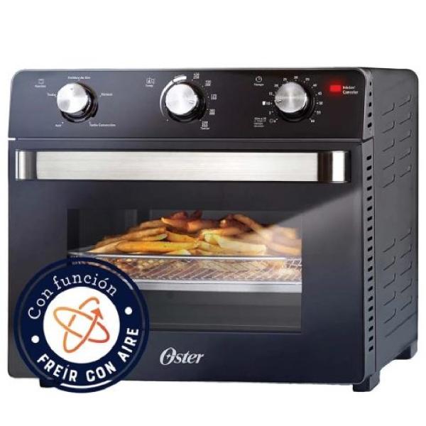 Oster TSSTTVMAF1NS Horno Freidora de Aire 22L 1700W Digital 8 Funciones Autolimpiante Negro