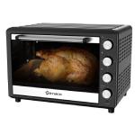 Horno Rosticero Imaco HEB75R 75 Litros 6 Brochas Antiadherente Timer Digital Negro