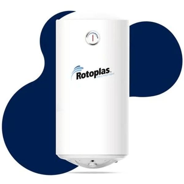 Terma Duraterma Rotoplas 80 Litros 1500 Watts Ahorrador de Energía Panel Anticalcáreo Blanco
