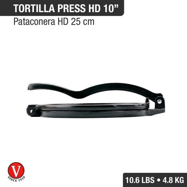 Victoria Prensa Para Tortillas 10-25 cm HD Curado Alta Resistencia - 55136005