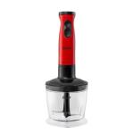 Oster FPSTHB460A-053 Batidora de Inmersión 600W Cuchilla Quad Pro 5 Velocidades Rojo