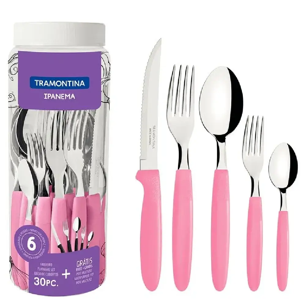 Set de Cubiertos Ipanema 30 Unidades Acero Quirúrgico Balance Perfecto - 10390012