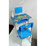 Marvel Avengers Escritorio Escolar Ergonomico 120cm Silla Ajustable Lampara LED Azul