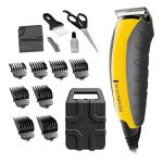 Máquina Cortar Cabello Remington HC5850 Cuchillas Titanio Recargable USB 5 Velocidades Amarillo