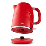 Oster BVSTKT4177R Hervidor Eléctrico 1.7L 1500W Apagado Automático Base Giratoria 360° Rojo