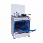Cocina a Gas Indurama Cirella 5 Quemadores 22.5K BTU Parrilla Extraíble Croma