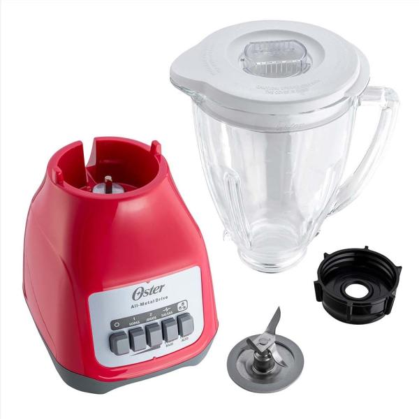 Licuadora Oster Sandía BLSTKAGMPB 450W 2 Velocidades + Pulsador Vidrio Templado