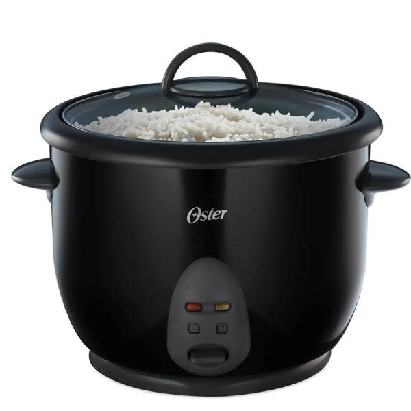 Oster CKSTRC1700B053 Olla Arrocera 1.8L Panel de Control Simple Base Antideslizante Negra