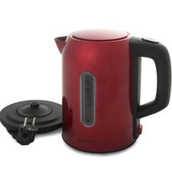 Imaco KE1722R Hervidor Eléctrico 1.7L 1500W Acero Inoxidable Base 360° Rojo