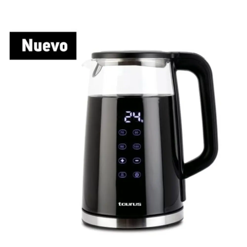 Hervidor Eléctrico Taurus Neoglass 1.7 Litros Cocción Rápida Indicador LED