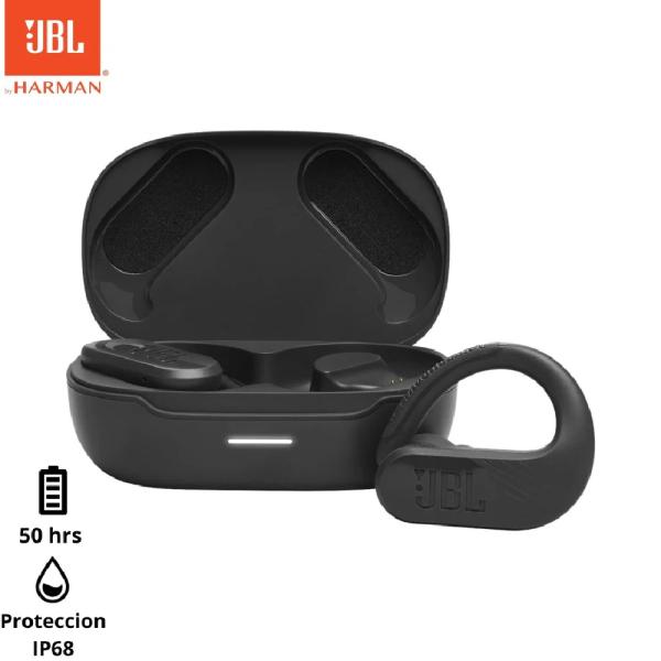 JBL Endurance Peak 3 Deportivos IP68 10mm Bluetooth 5.2 40H Playtime Negro