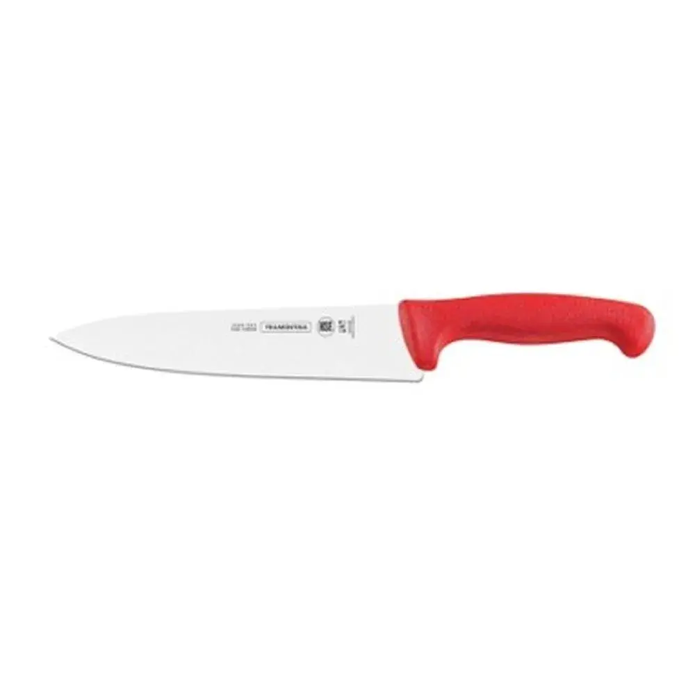 Tramontina 10059868 Cuchillo Cocina 10" Hoja Forjada Antiadherente Diseño Higiénico Color Vibrante