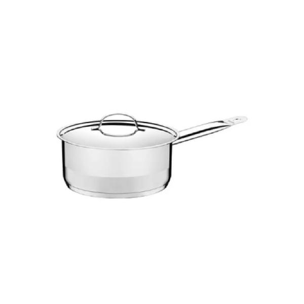 Cacerola Tramontina 16cm 1.4L Fondo Triple Aluminio Retención de Calor Satinado