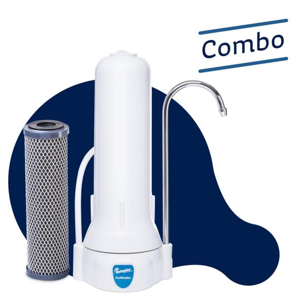 Rotoplas Purificador Sobre Lavadero Agua Cristalina 12L Filtración 5 Etapas Sistema Antibacterial-300424