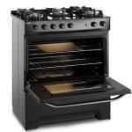 Electrolux FE5GPR Cocina 5 Hornillas Gas Encastrable Vidrio Templado Negro