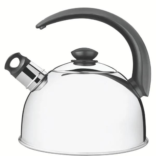 Tetera UYSA Premium 3 Litros con Silbato Acero Inoxidable Gradable Ergonómico Plateado