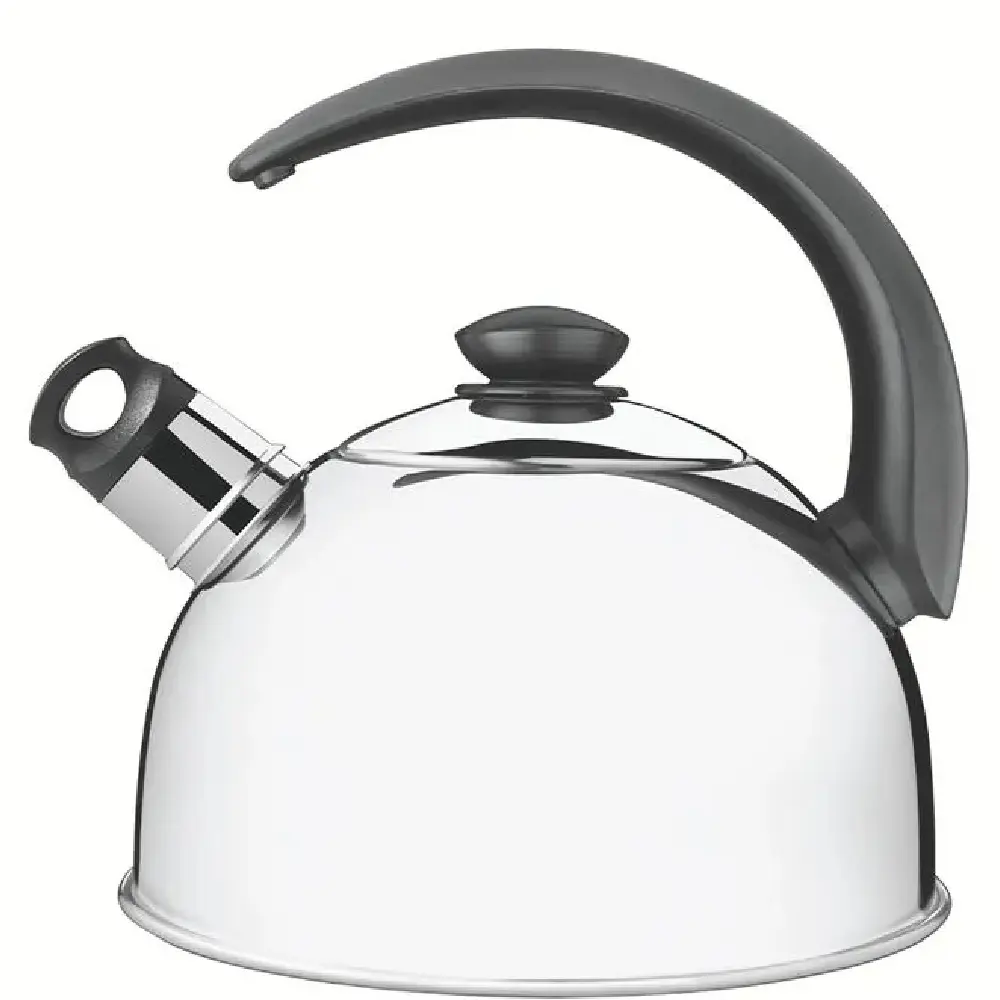 Tetera UYSA Premium 3 Litros con Silbato Acero Inoxidable Gradable Ergonómico Plateado