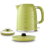 Oster BVSTKT4177K Hervidor Eléctrico 1.7L 1500W Acero Inoxidable Base 360° Verde
