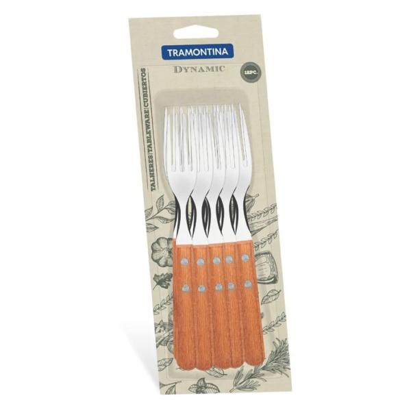 Tramontina 10286249 Juego 12 Tenedores Premium Acabado Espejo Resistente a Manchas