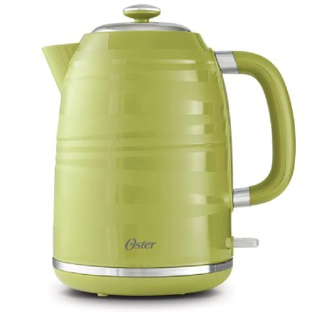 Oster BVSTKT4177K Hervidor Eléctrico 1.7L 1500W Acero Inoxidable Base 360° Verde