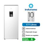 Indurama RI-289DBL 177L Frost Bandejas Vidrio Cajón Verduras Blanco