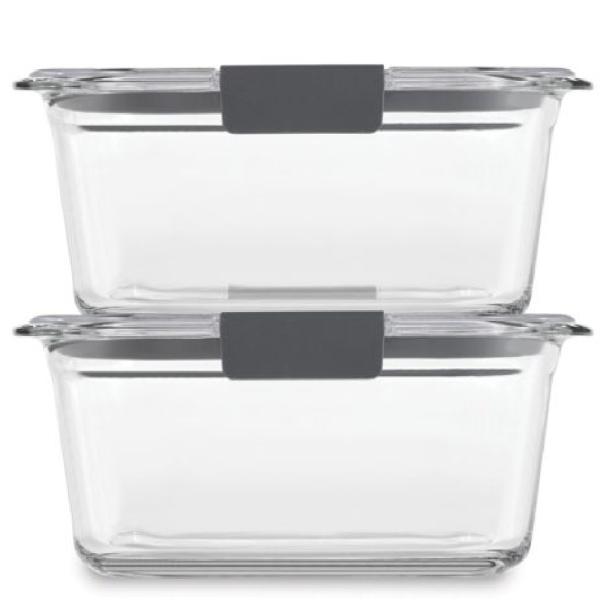 Rubbermaid 2118309 2 Recipientes 1.1L Herméticos Libre de BPA Lavavajillas