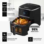 Freidora sin Aceite Taurus 5L 1500W Sistema 360° Air Fryer Digital Panel Táctil