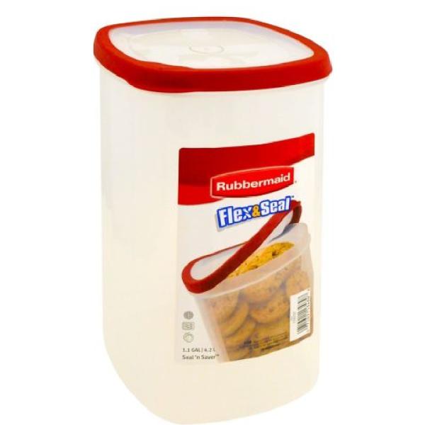 Rubbermaid Recipiente Flexible y Sellado 4.2L Contenedor Hermético Apto para Alimentos