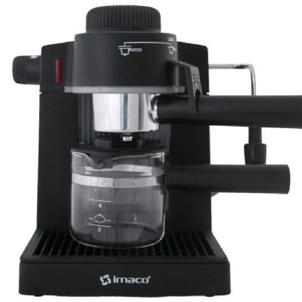 Cafetera Imaco IECM5B 600W Capuccino Espresso 5 Bares Vaporizador Acero Inoxidable