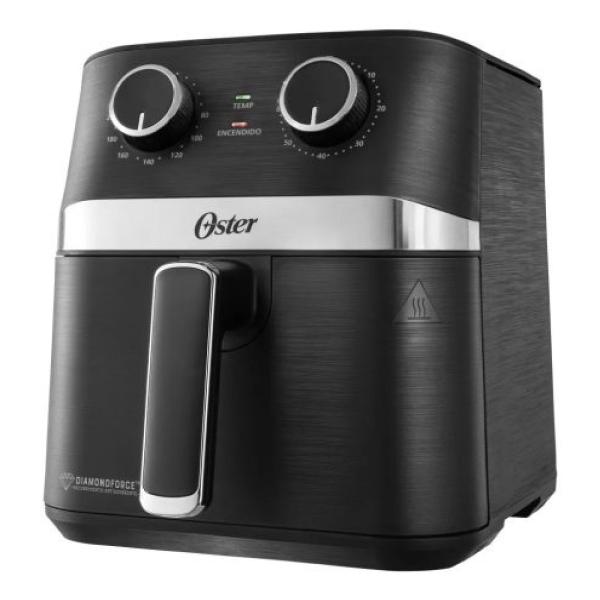 Freidora de Aire Oster Digital 4 Litros 1500 Watts Cocción Rápida Sin Aceite Negro