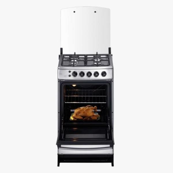 Indurama Bilbao Spazio Plus 20 4 Hornillas 5200W Encendido Automático Quemadores Sellados Cromo