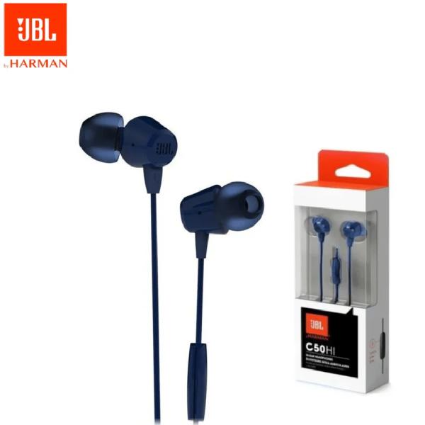 JBL C50HI Auriculares Inalámbricos 20Hz-20kHz Control de Graves Micrófono Integrado Color Azul